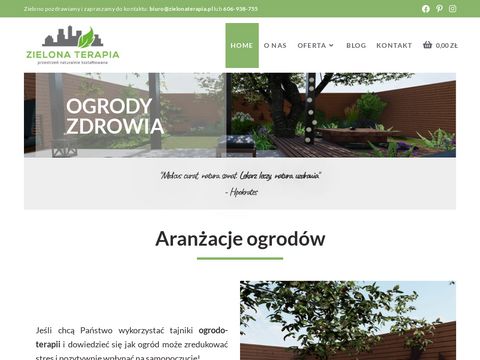 Zielonaterapia.pl projektowanie ogrodów Kraków