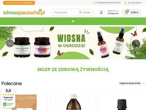 Zdrowapaczucha.pl - sklep ze zdrową żywnością