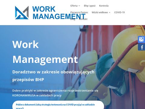 Workmanagement.pl szkolenia PPOŻ
