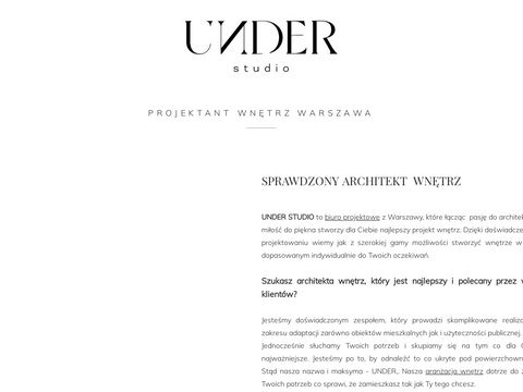 Understudio.pl - projektant wnętrz Warszawa