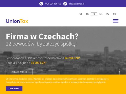 Uniontax.pl - firma w Czechach