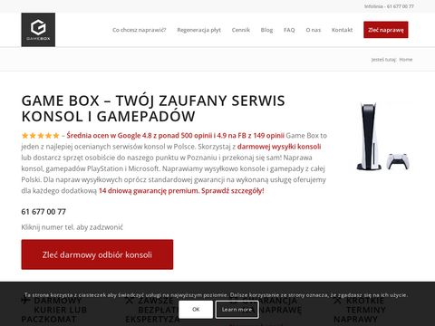 Serwis-konsol.com Game-Box naprawa
