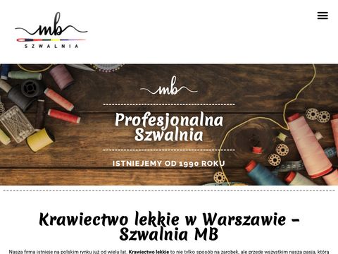 Szwalniamb.pl szwalnie Warszawa