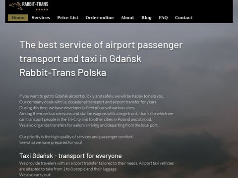 Rabbittranspoland.com - transfer na lotnisko