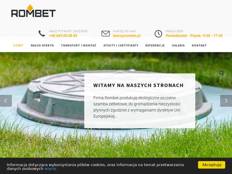 Rombet.pl szambo betonowe cena