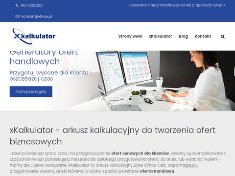 Xblue.pl wzory oferty handlowej