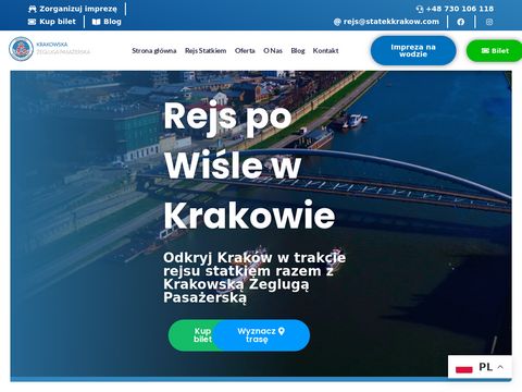 E-statek.pl - rejs po Wiśle Kraków