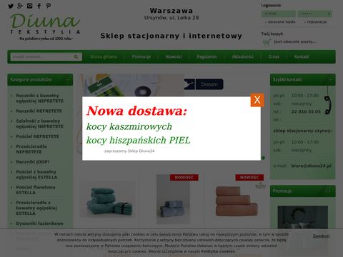 Diuna24.pl tekstylia sklep