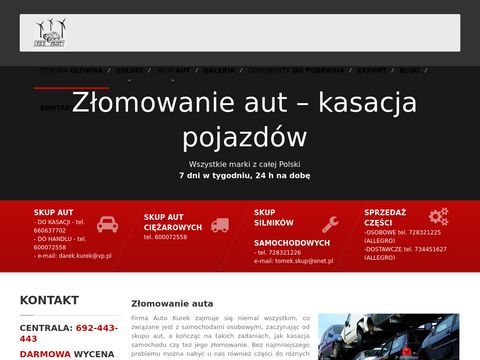 Auto-kurek.pl - złomowanie aut Toruń