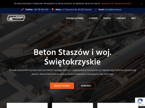 Betomex.pl - doskonały beton towarowy Staszów