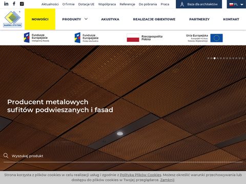 BarwaSystem.pl - sufity podwieszane