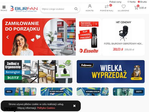 Biurfan.pl hurtownia papiernicza