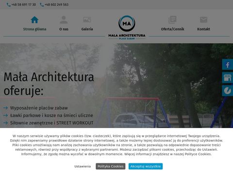 Mala-architektura-narloch.pl - place zabaw