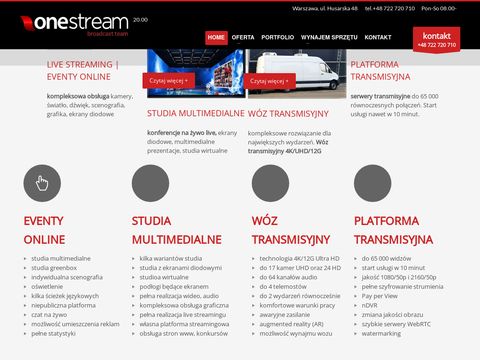 Onestream.pl - wóz transmisyjny