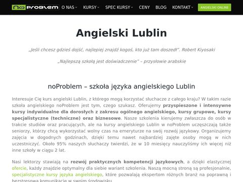 Noproblem.edu.pl nauka angielskiego online