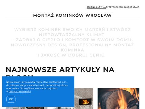 Kominkilexus.pl - montaż kominka Wrocław