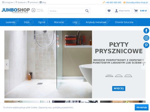 Jumbo-shop.pl brodzik posadzkowy w sklepie