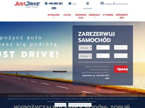 Justdrive.rent - wypożyczalnia aut Toruń