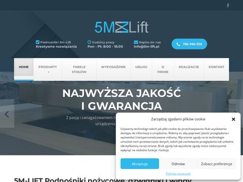 5m-lift.pl podnośnik towarowy Warszawa