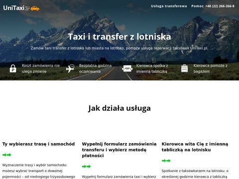 Unitaxi.pl - transfer z lotniska