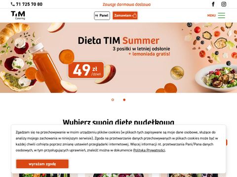 Timcatering.pl dieta pudełkowa