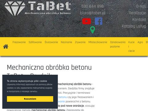 Tabet.pl groszkowanie betonu