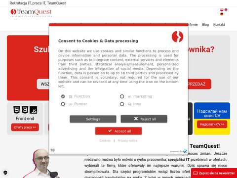 Teamquest.pl ogłoszenia w branży IT