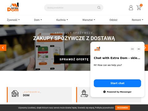 Sklepextradom.pl z wyposażeniem wnętrz