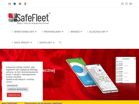Safefleet.pl monitoring pojazdów GPS