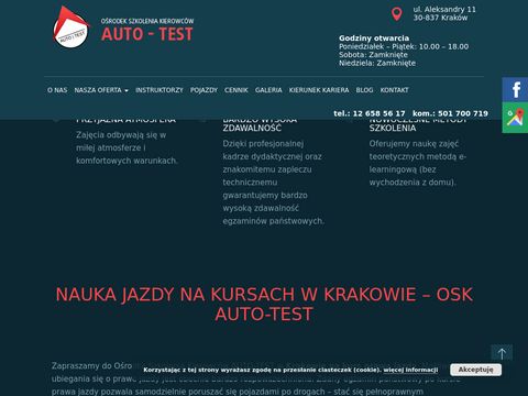 Szkolajazdy.com nauka jazdy Kraków