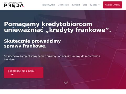 Sprawychf.pl odfrankowienie kredytu
