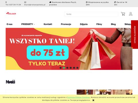 Rolsersklep.pl nowoczesne wózki na zakupy
