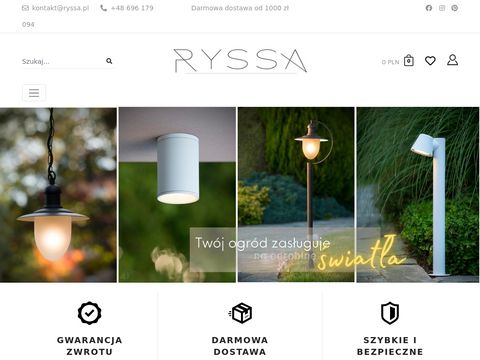 Ryssa.pl lampy sklep internetowy