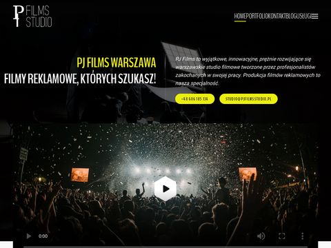 Pjfilmsstudio.pl agencja filmowa w Warszawie