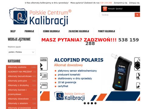 Polskie-centrum-kalibracji.pl alkomaty