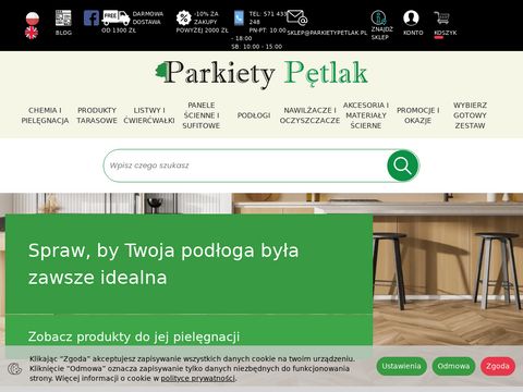 Parkietypetlak.pl - parkiety i podłogi
