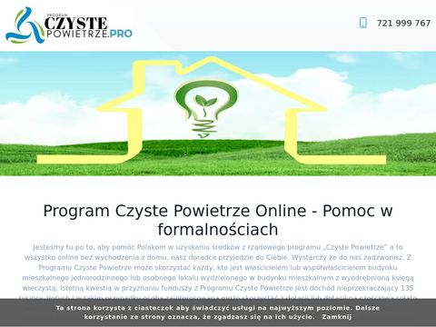 ProgramCzystePowietrze.pro - infolinia