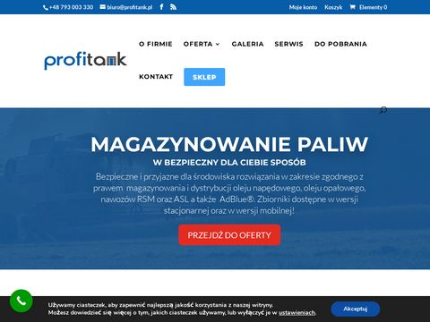 Profitank.pl zbiorniki do przewozu paliwa