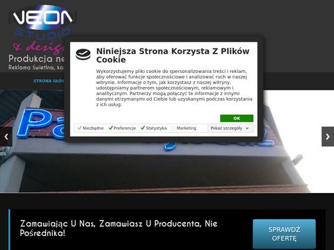 Neonstudio.pl projektowanie stron Kielce