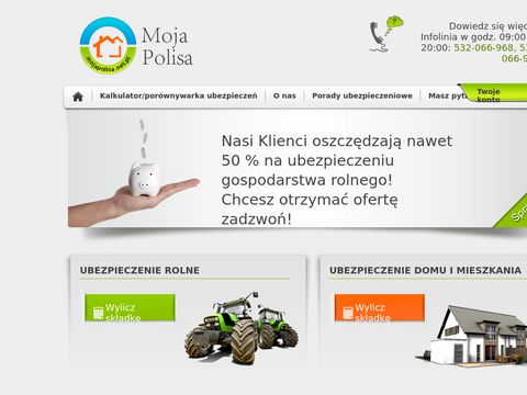 Mojapolisa.net.pl oferty ubezpieczeń