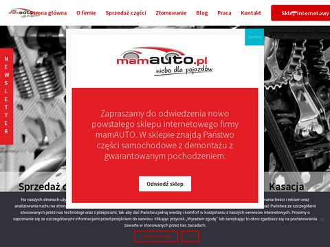 Mamauto.pl skup samochodów i sprzedaż części