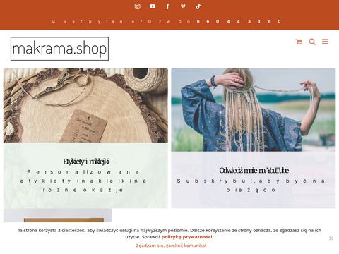 Makrama.shop - sklep ze sznurkami