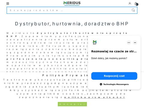 Meridus.pl artykuły BHP