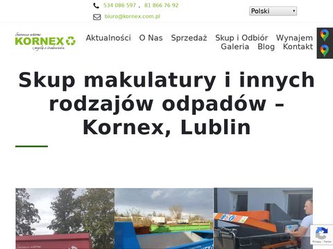 Kornex.com.pl - zgniatarka do odpadów