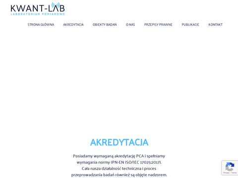 Kwant-lab.pl laboratorium akredytowane