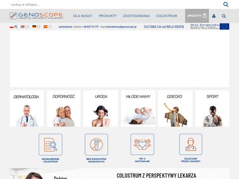 Genoscope.pl kosmetyki dla cukrzyków
