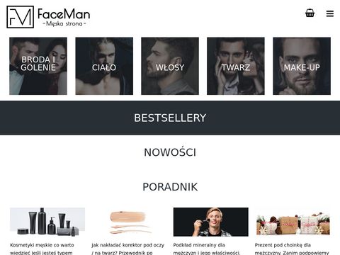 Faceman.pl męskie kosmetyki
