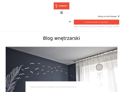 Domzikely.pl nowy blog poświęcony wystrojowi wnętrz