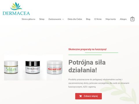 Dermacea.pl maści na łuszczycę