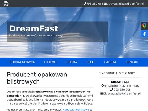Dreamfast.pl - blistry zgrzewne